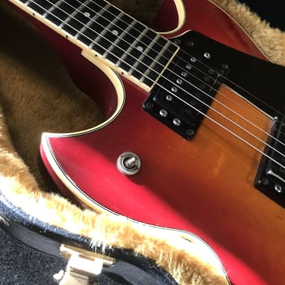 Yamaha SG1500 vintage solid body electric guitar made in Japan 1977 in  cherry sunburst excellent with original hard case and case candy. | Reverb