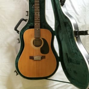 Vintage MORRIS A-20 12 string Made in Japan with case | Reverb
