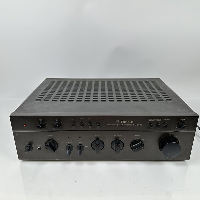 Vintage TECHNICS SU-8080 Stereo Integrated Amplifier | Reverb