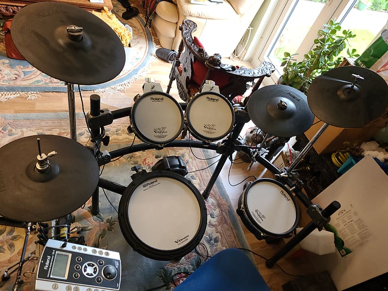 Roland TD9 Electric Drum Kit With Upgrades Reverb