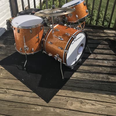 1966 Slingerland Drum kit with Extra 15” Floor Tom! image 4
