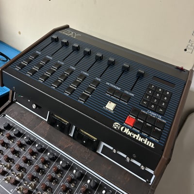 Oberheim DX 6-Voice Drum Machine 1982 - Blue with Wood Sides