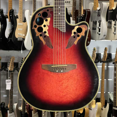 エレアコOvation Celebrity Deluxe cc267 1995 Ovation Celebrity Deluxe CC267 Sunburst with Hard Case