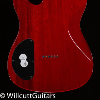 Fender Special Edition Custom Telecaster FMT HH Crimson Red Transparent (182) image 4