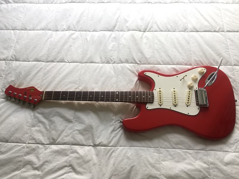 Hondo H-76 1970's Fiesta Red Vintage Stratocaster Japan MIJ Guitar