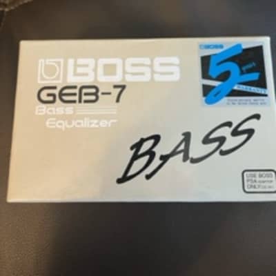 Boss GEB-7 Bass Equalizer (Silver Label) 1995 - Present - Gray image 5