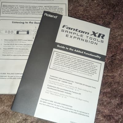 Roland Fantom XR Manuals