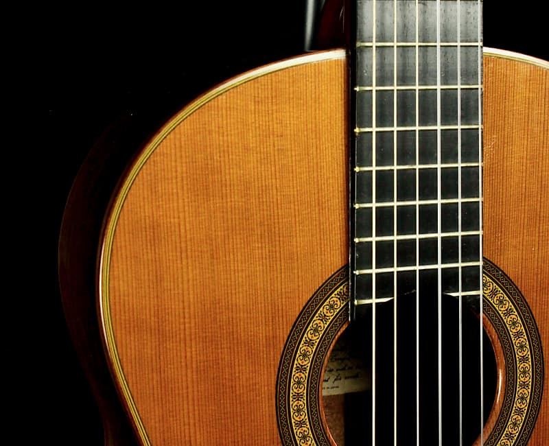 Yamaha GC-7S Handmade Concert Classical Guitar 1976 Signed by Harada, Solid Cedar, IRW image 1