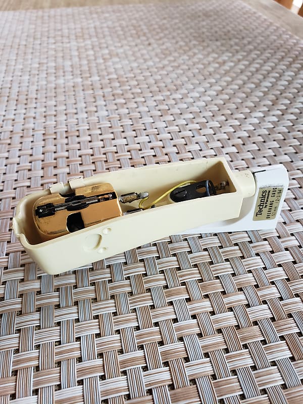 Rare Thorens Headshell and GE VRII Cartridge 1950&#039;s, Blond Bakelite, Superb, $229 shipped!  			