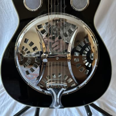 Regal Resonator Acoustic Guitar 2000s - Black image 2