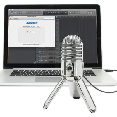 Samson Meteor Mic USB Condenser Podcasting Podcast Recording Desktop Microphone image 1