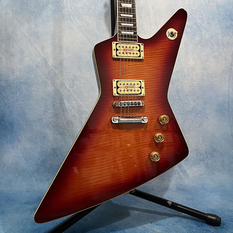 1980s Aria Pro II EX-850 Explorer Cherry Made in Japan W