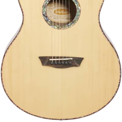 Washburn Bella Tono Elegante S24S Acoustic Guitar, Natural image 2