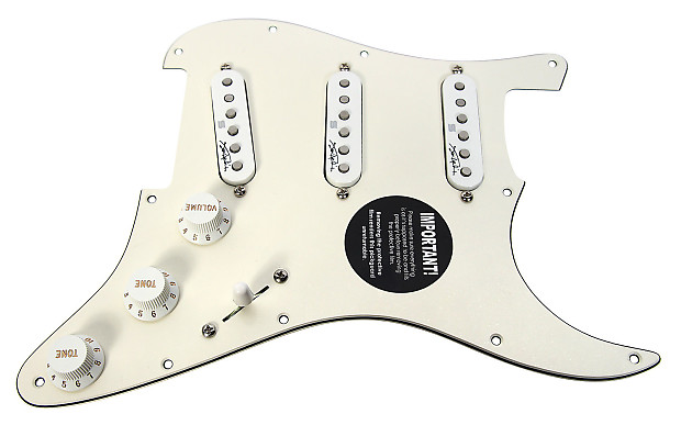 920D Custom Shop 453-252-10 Seymour Duncan Jimi Hendrix Signature Loaded Strat Pickguard w/ 5-Way Switching image 1