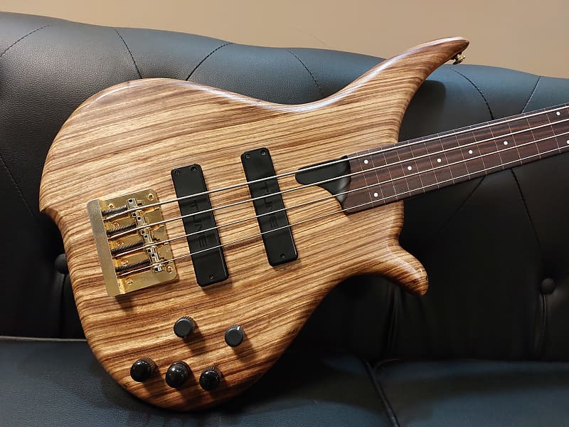 Tune Bass TWB4 Fretless Zebra oil | Reverb