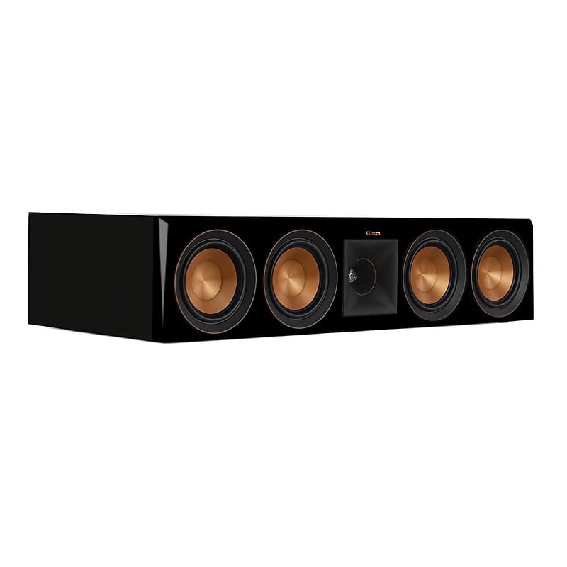 Klipsch Reference Premiere RP-504C 600W 2.5-Way Center Channel Speaker, Piano Black  			