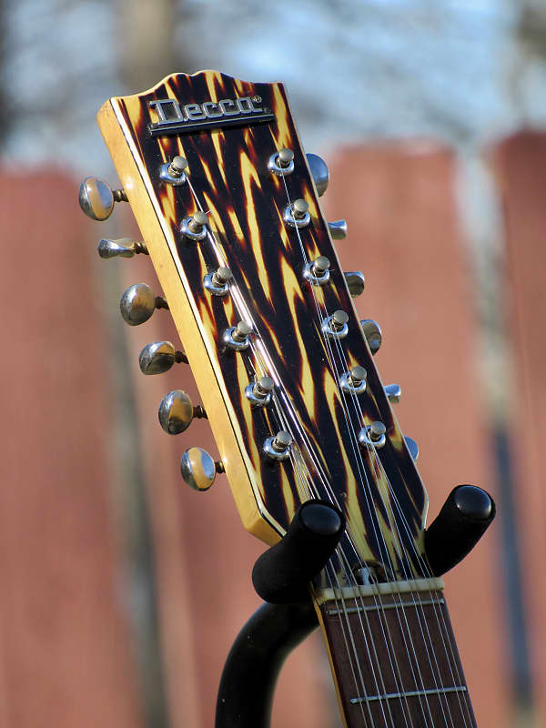 Funky~ 1969 Decca 12 String Acoustic - Vintage - Made in