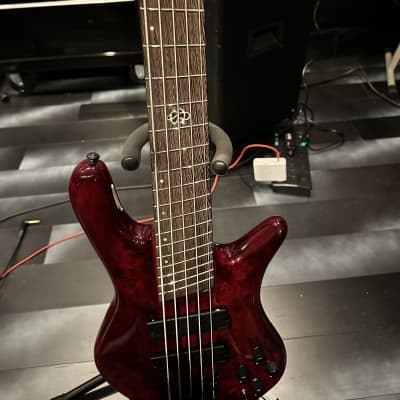 Spector NS Dimension 5 string bass Multiscale 2024 - Inferno Red image 8