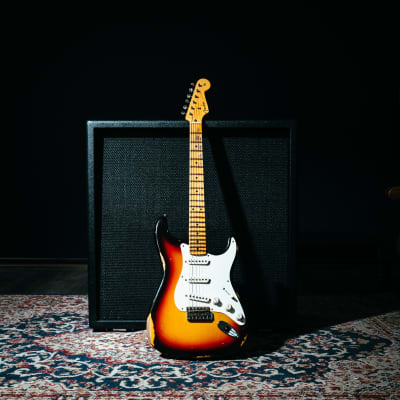 Fender Custom Shop Time Machine '58 Stratocaster - Relic - Faded Aged Chocolate 3 Colour Sunburst for sale