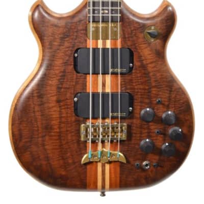 Alembic BBSB4 Stanley Clarke Signature Brown Bass 4 String Bass Guitar w/ OHSC – Used 2005 imagen 2
