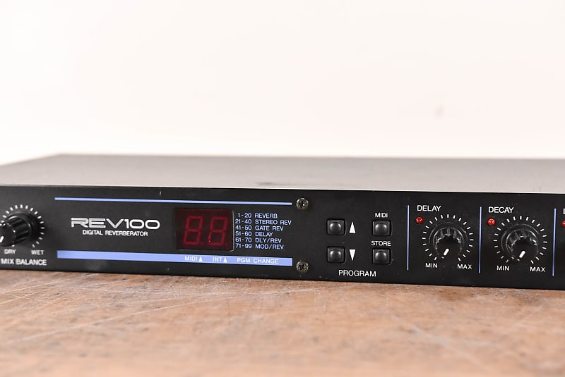 Yamaha REV100 Digital Reverberator (NO POWER SUPPLY) (church owned) CG00X0P
