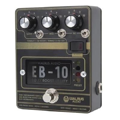 Walrus Audio EB-10 Black Pre-Amp Boost EQ *Free Shipping in the USA* for sale