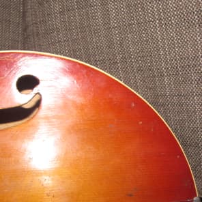 Kay K-73 A-Style Mandolin 1946 Cherry Burst Arched Top/Back image 14