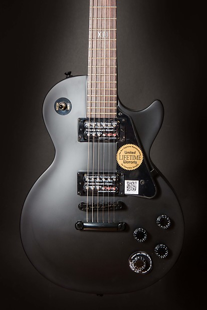 ギター Epiphone Goth Les Paul Studio BlackSatin Epiphone Goth Les Paul Studio with Floyd Rose Black