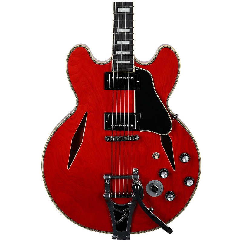 Epiphone Exclusive Shinichi Ubukata ES-355 Custom Electric Guitar (with Case), Satin Cherry image 1
