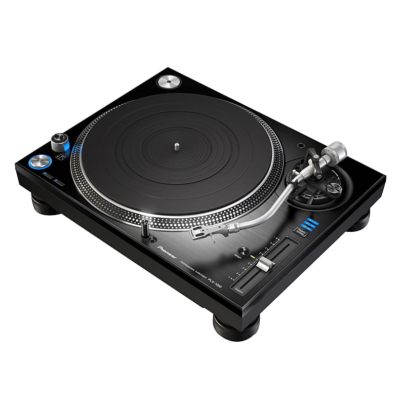 Pioneer PLX 1000 Direct Drive DJ Turntable Record Player w Blue