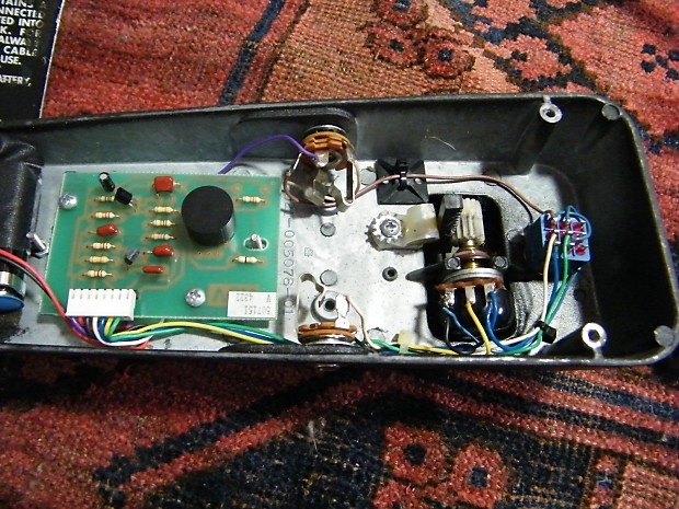 modified vox v847 usa wah pedal NOS vintage components halo