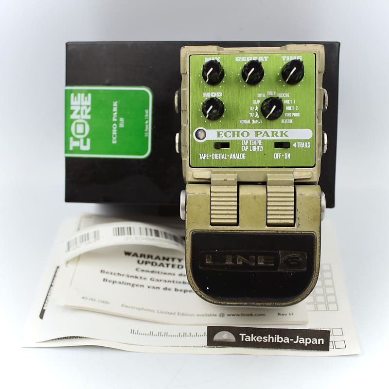 Line6 Echo Park Tonecore Delay With Original Box Guitar Effect Pedal  ECH5M6250000048
