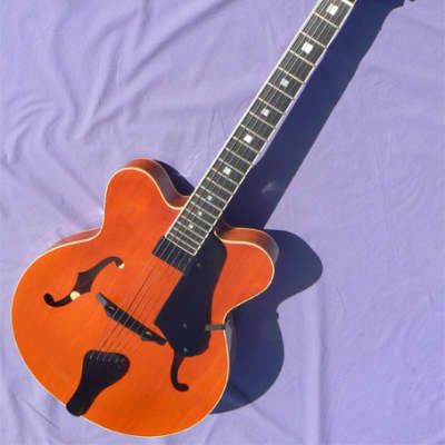 1994 Mortoro Volo Libero: Unique Fully Hollow Double Cutaway Archtop, Figured Maple Body, Floating Armstrong PAF for sale