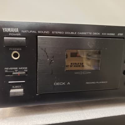 Yamaha KX-W262 dual auto-reverse cassette deck image 2