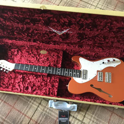Fender Fender custom shop Telecaster thin line NOS 2019 - Orange sparkle for sale