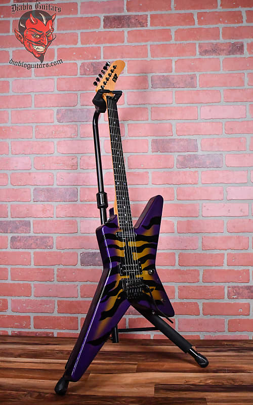ESP Vintage Random Star Custom Shop Purple Bengal Tiger