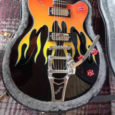 Epiphone FlameKat Semi-Hollow Bigsby Tailpiece for sale