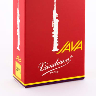 Vandoren Java Red Soprano Saxophone Reeds, 10Ct, 3.5 Strength image 1