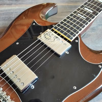 1970's Fresher Japan SG Vintage Electric Guitar (Walnut) image 4