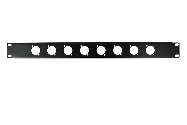 OSP HYC-38-8D 1-Space Rack Panel with 8 D Holes image 1