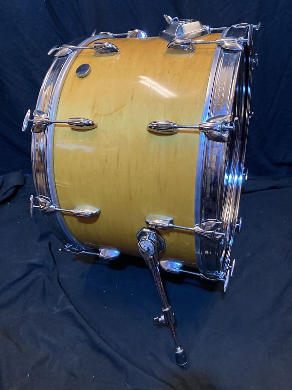 Gretsch - Vintage 24x14" USA Custom Bass Drum, Modified 1970's - Natural Maple image 1