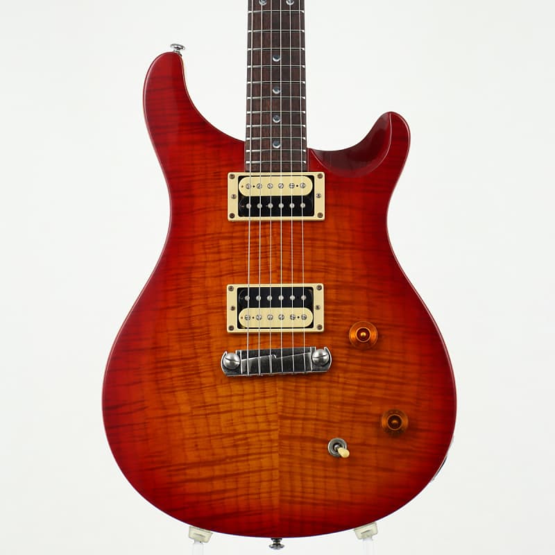 Paul Reed Smith (PRS) SE CUSTOM 22 Flat Top Moon Inlay Cherry Sunburst [SN  H00240] (03/18)