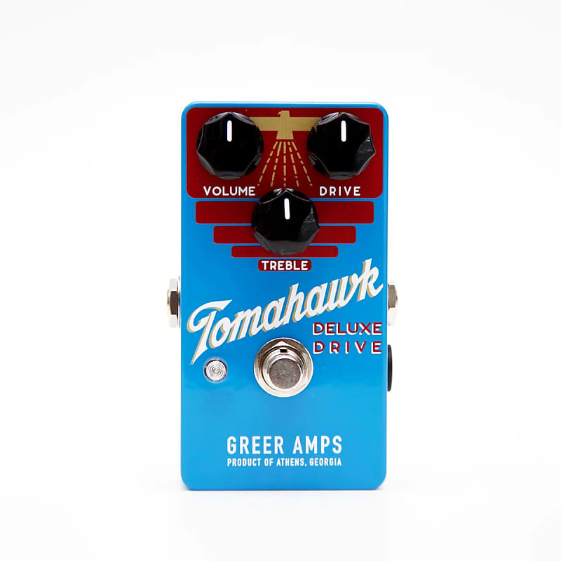 Greer Tomahawk Deluxe Drive Overdrive Effects Pedal