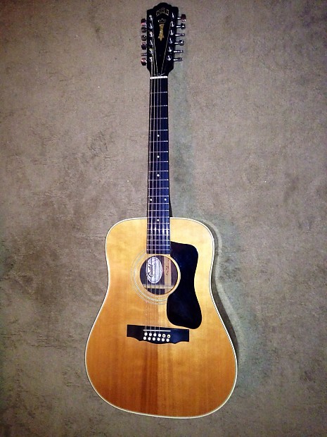 Vintage 1978 Guild G 312 nt Natural blonde 12 string acoustic guitar made in the USA