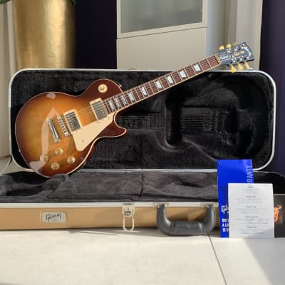 2015 Gibson Les Paul Traditional 100th Anniversary Flame Top - Honey Burst | USA ETune OHSC image 2
