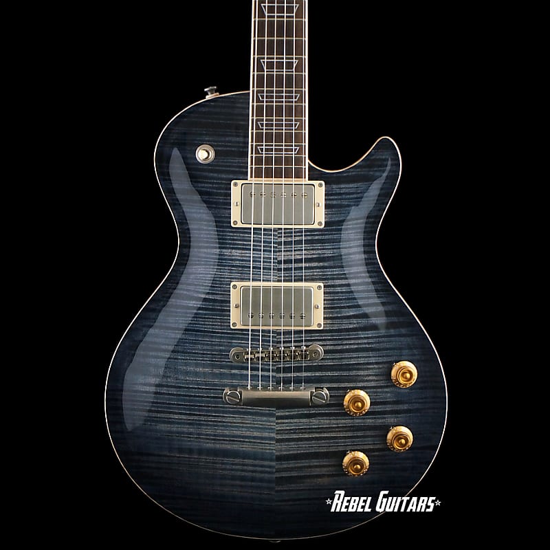 Patrick James Eggle Guitars Macon in Denim Blue Burst w/ Reverb