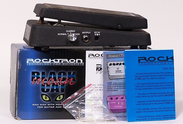 Rocktron Black Cat Moan Wah Pedal | Reverb