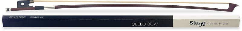 STAGG BOVNC 4/4 CELLO BOW WITH HORSEHAIR image 1