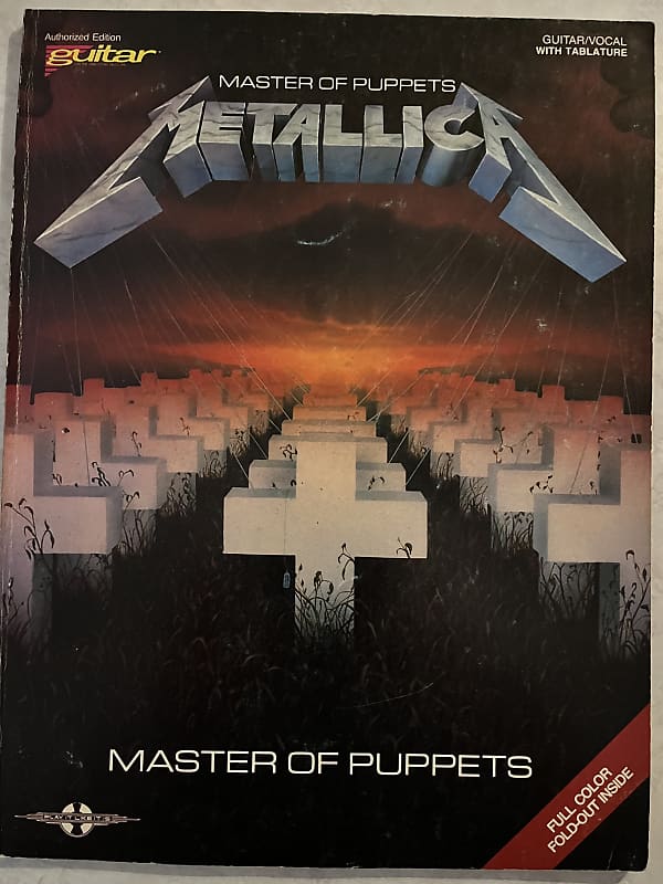 Metallica - Master of Puppets - Guitar Tab / Tablature Boo | Reverb