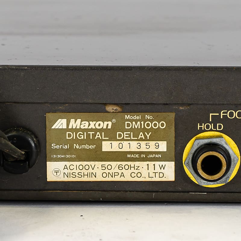 Maxon DM1000 Digital Delay Signal Processor Rackmount - Vintage